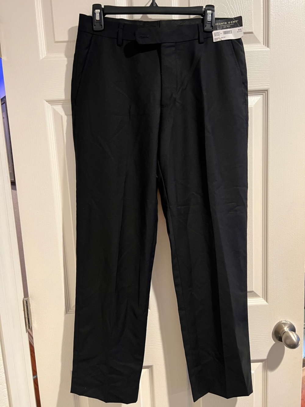 Pronto Uomo Black Men's Dress Pants
